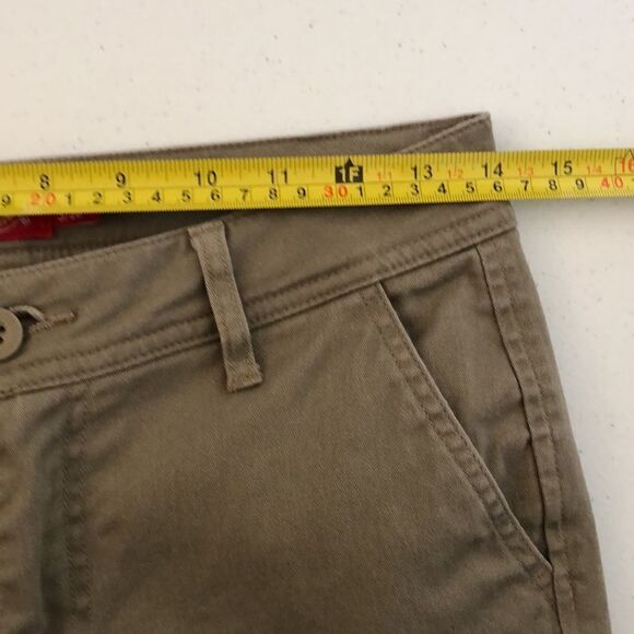 DICKIES Women’s Khaki Stretch Pants Size 3/26 - Picture 4 of 4